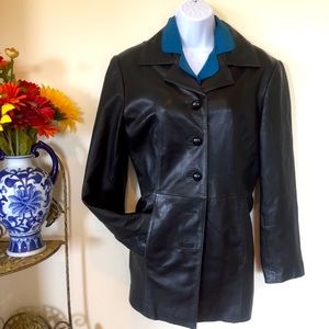 Black Lambskin Leather Jacket